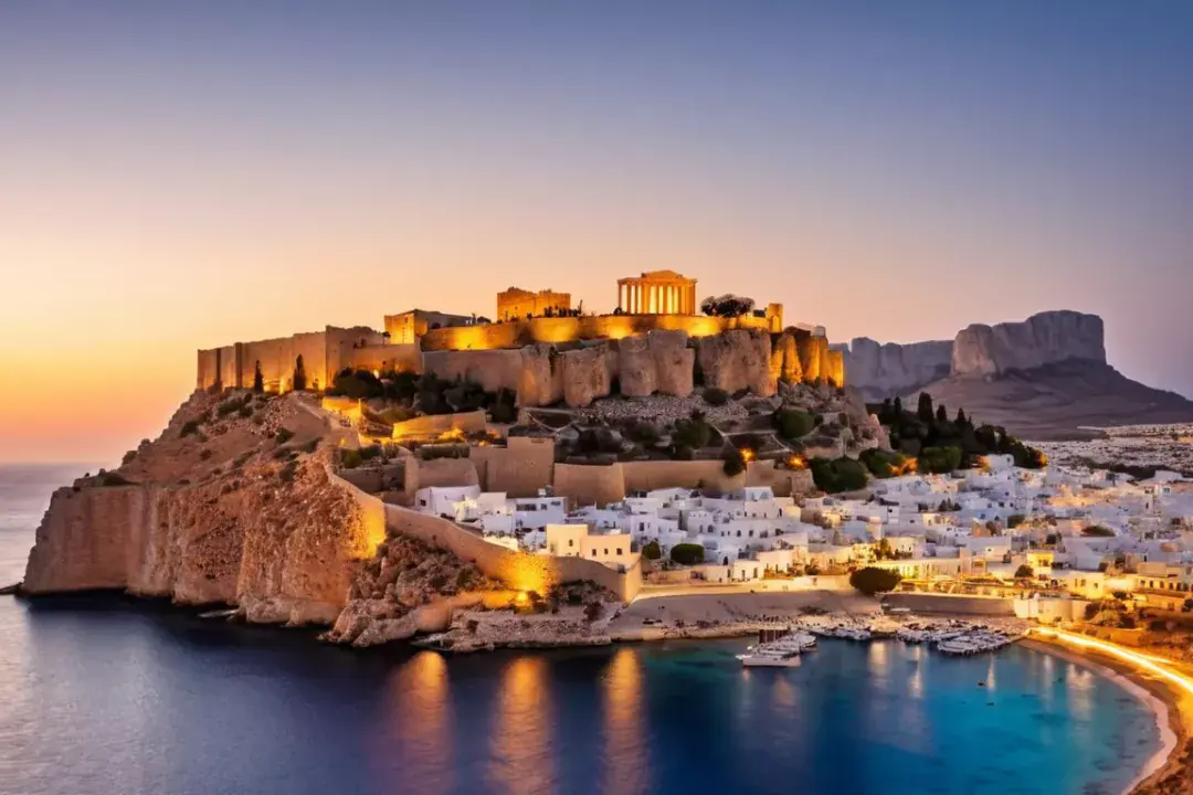 A lindoszi Akropolisz,  Rodosz történelmi kincse