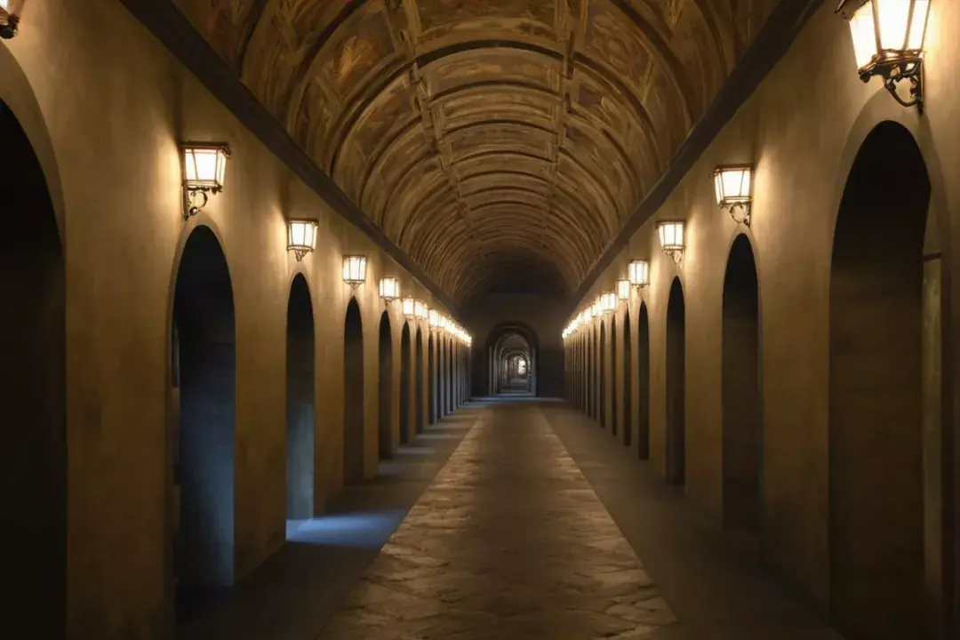 A Vasari-folyosó és a suttogó falak legendája