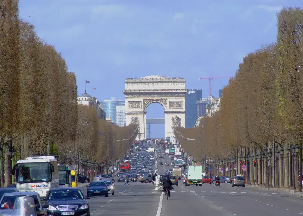 Champs-Élysées és a Diadalív