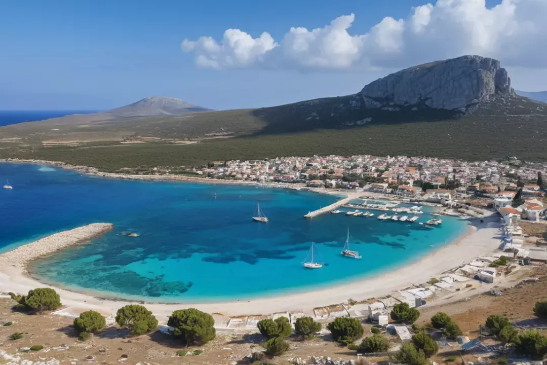 Elafonisos a festői görög kikötő