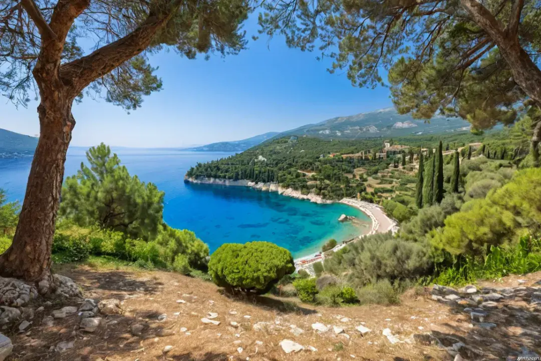 Gouviá, Korfu festői üdülőhelye