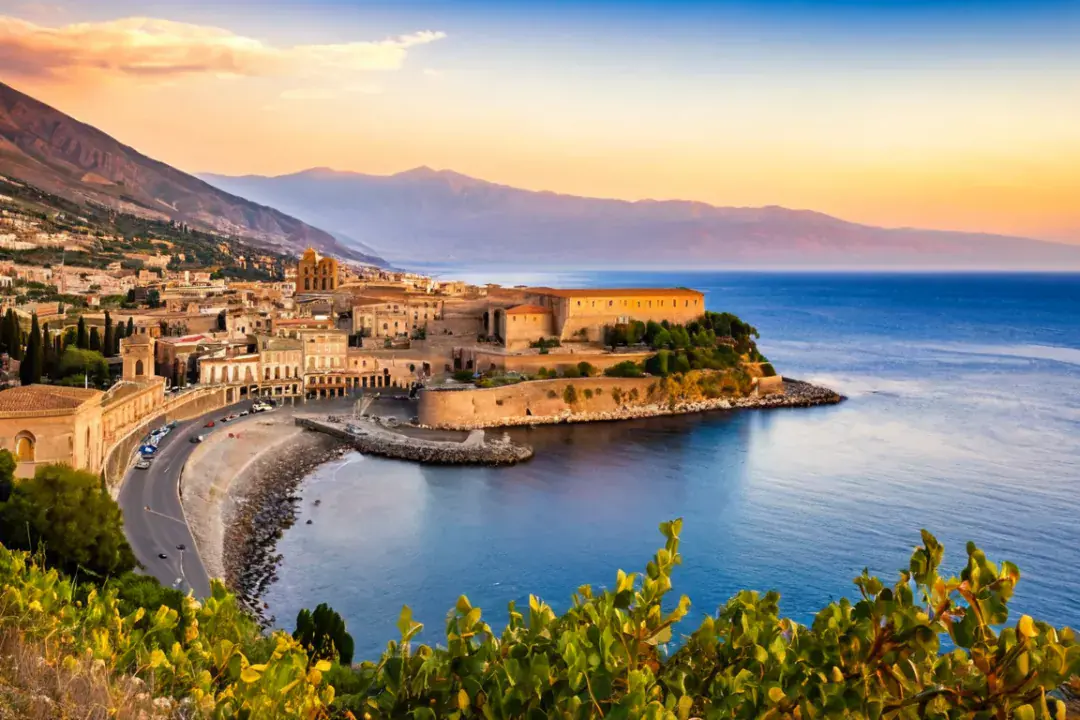 Messina az olasz történelmi kikötő