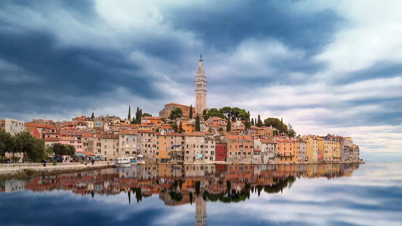 Rovinj a bájos tengerparti város