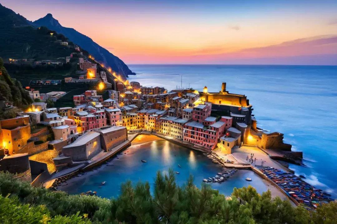 Vernazza a festői kikötő