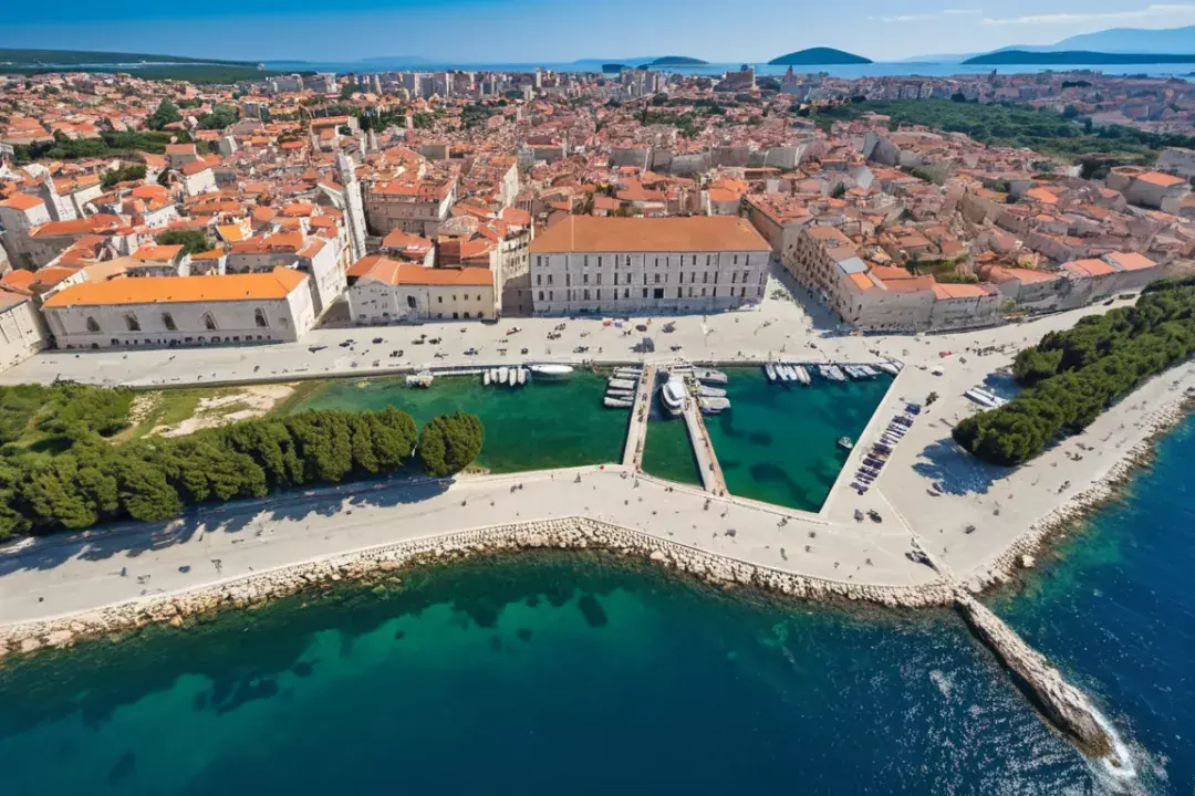 Zadar és a tenger játéka
